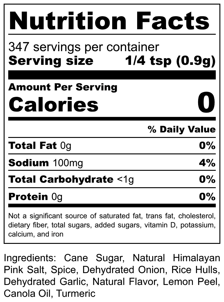 Hi-West Cali Lemon Pepper Seasoning 11oz-4