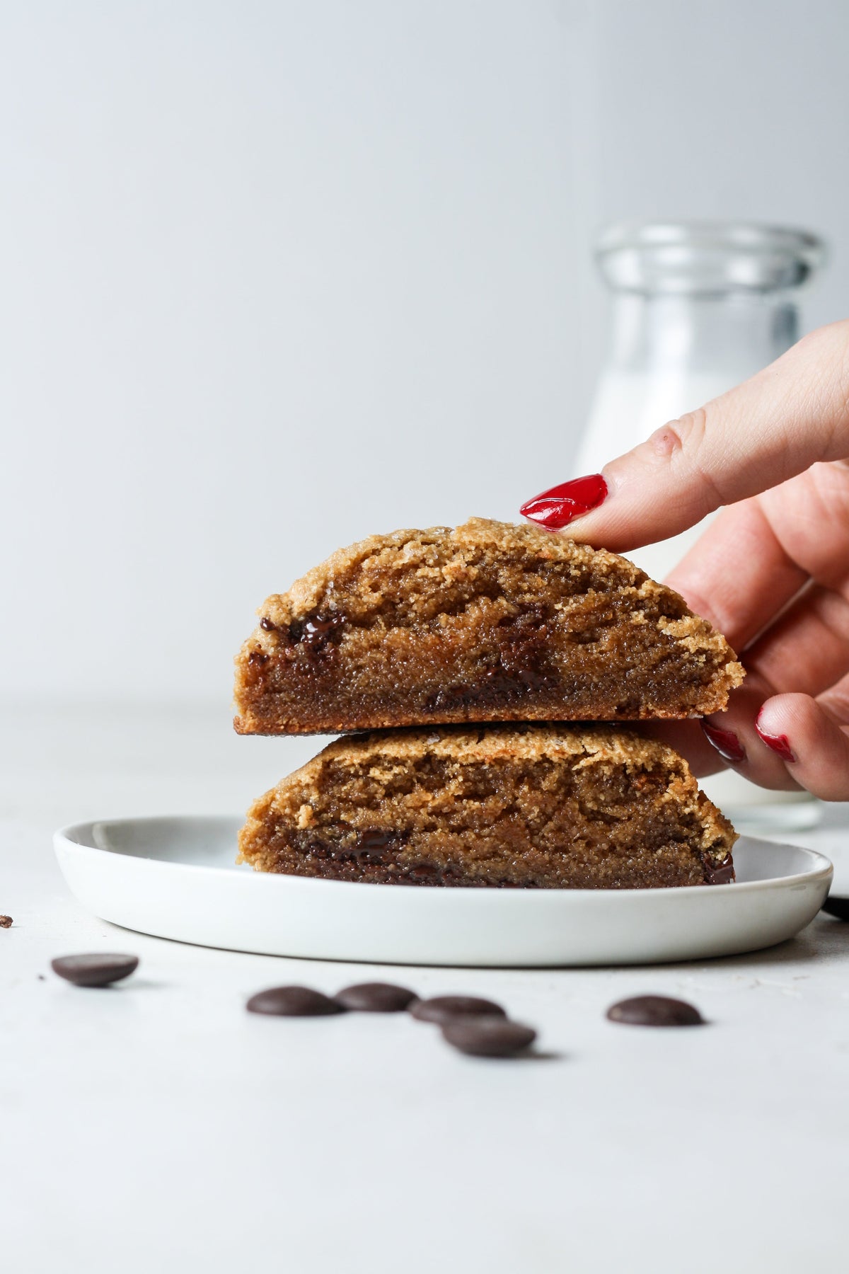 Vegan Chocolate Chip Cookies-4