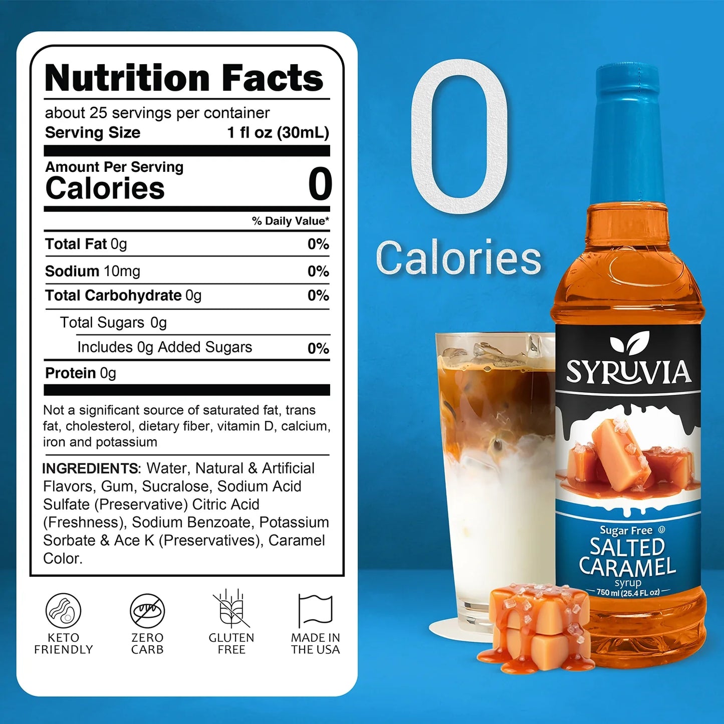 Sugar-Free Salted Caramel Syrup