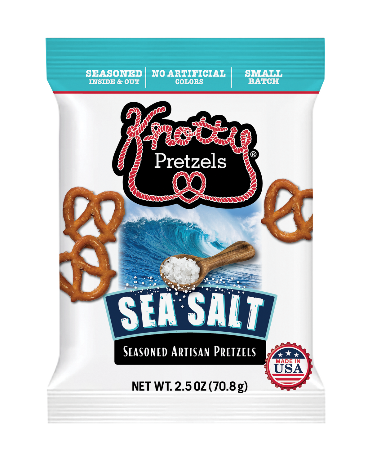Sea Salt Pretzels Snack Bag-0