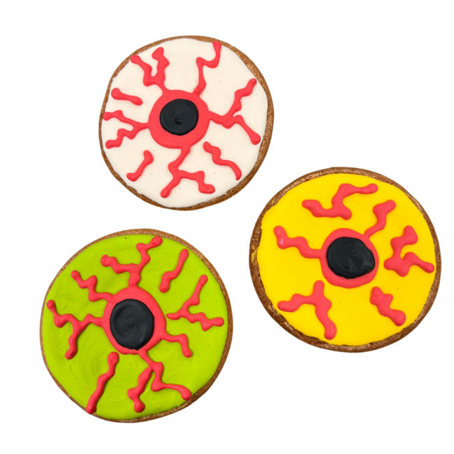 Eyeball Cookie 3" (1 pc) Asst Color-0