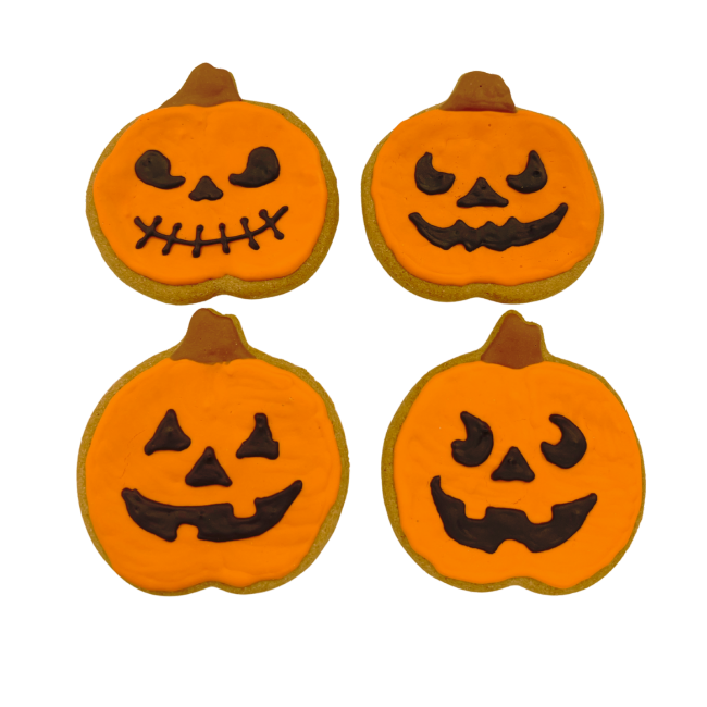 Jack O' Lantern Cookie 2.5" (1 pc) Asst-0