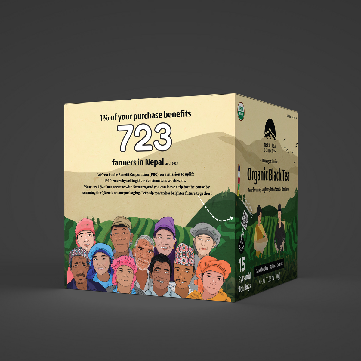 Himalayan Sunrise (Organic Black Tea) - Tea Bags (Set of 6) | Wholesale-4
