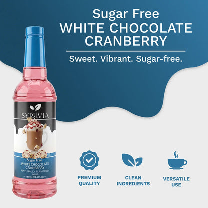 Sugar Free White Chocolate Cranberry Syrup-1
