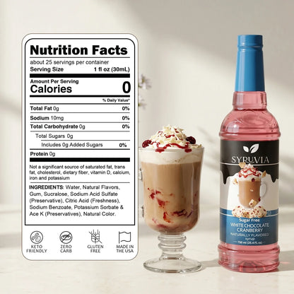 Sugar Free White Chocolate Cranberry Syrup-2