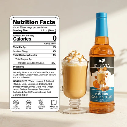 Sugar Free Pumpkin Cookie Butter Syrup-2