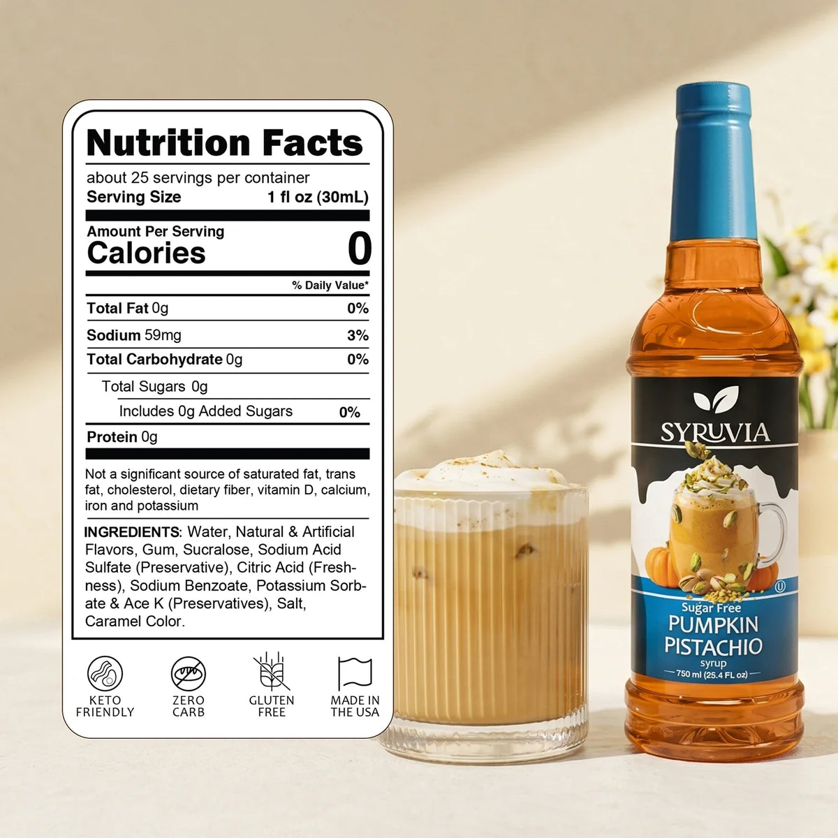 Sugar Free Pumpkin Pistachio Syrup-2