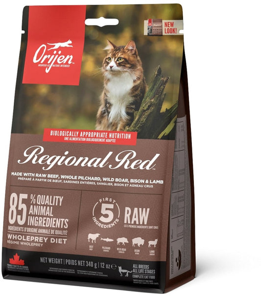 Orijen whole prey regional red cat beef boar - cat food - 340 g-0