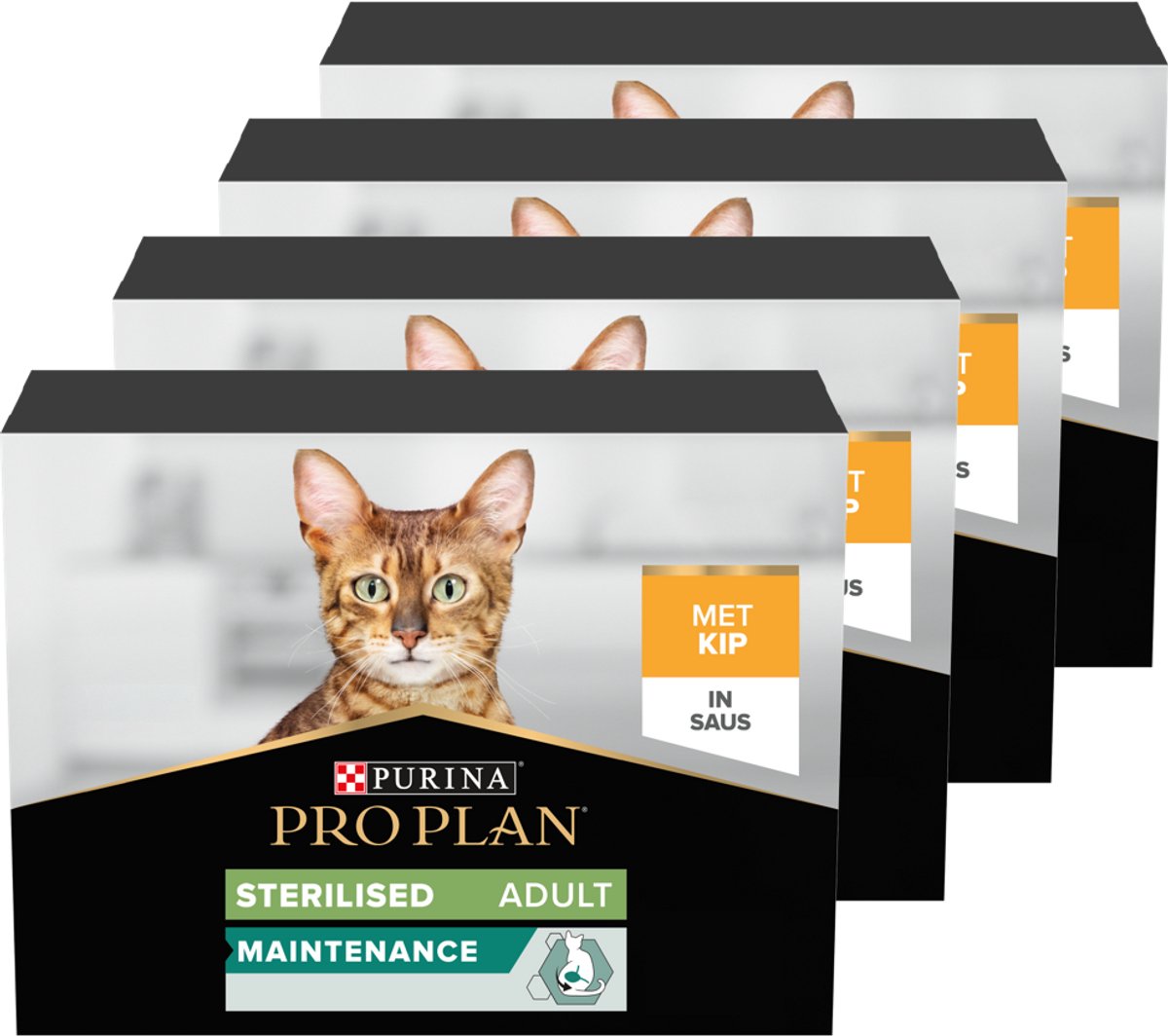 Pro plan sterilized cat maintenance multipack - wet cat food - chicken - 40x85 g-0