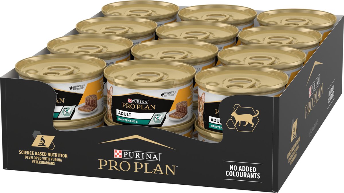 Pro plan adult cat - wet cat food - chicken - 24 x 85 g-0