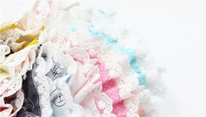 Floral Lace bibs outfits for cats-1
