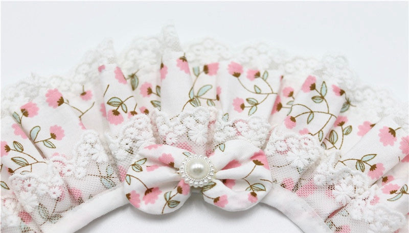 Floral Lace bibs outfits for cats-2