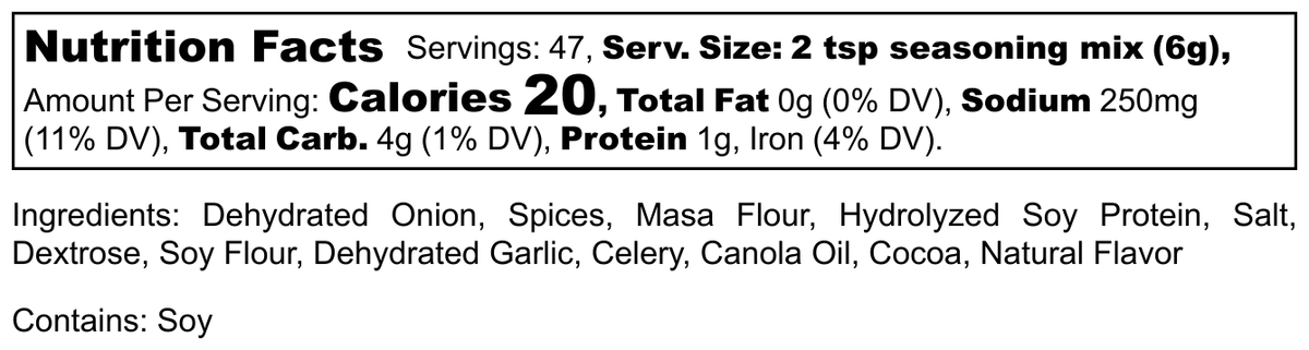 Hi-West Taco Seasoning-4