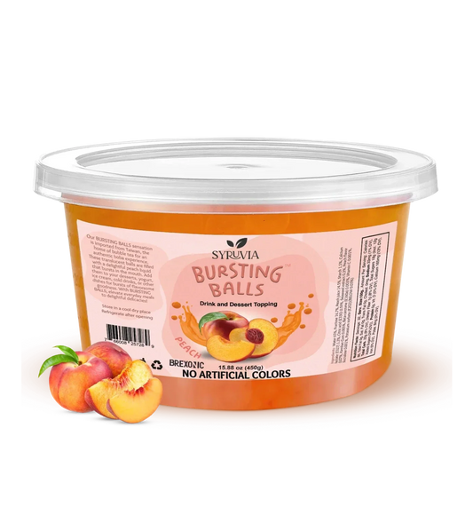1 LB Peach Flavored Popping Boba-0