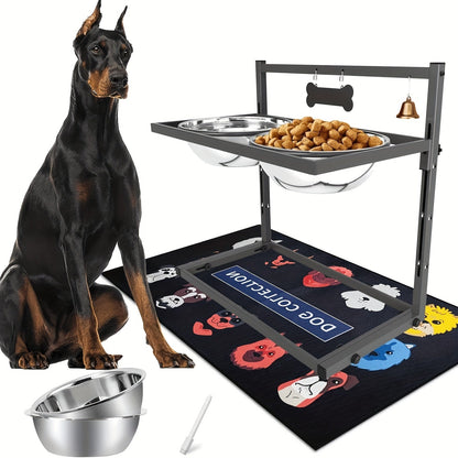 Elevated Dog Bowls for Large Dogs-3