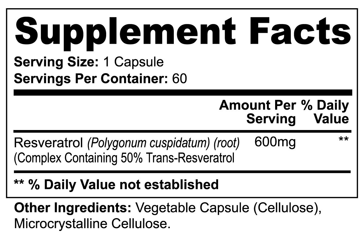 Resveratrol 50% 600mg-3