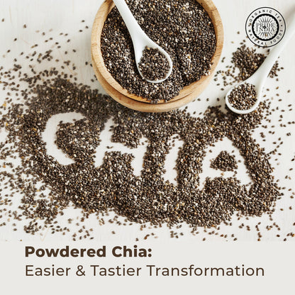 Cold Milled Raw Chia Ground - Omega-3 & Fiber Superfood Jar-3