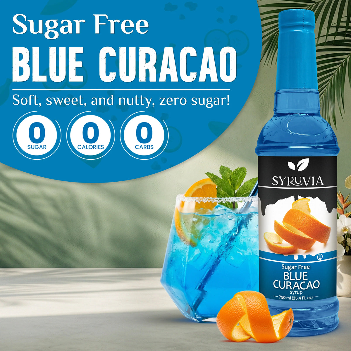 Sugar-Free Blue Curacao Syrup-1