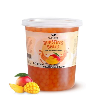 2 LB Mango Flavored Popping Boba-0