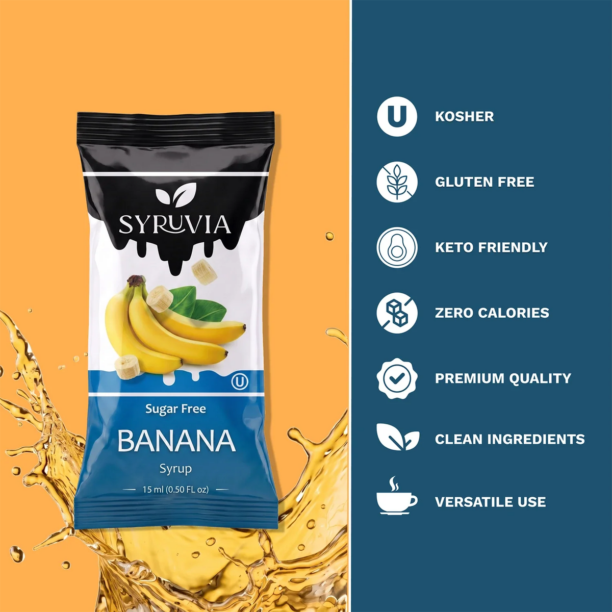 Sugar Free Banana Syrup Pouches-2