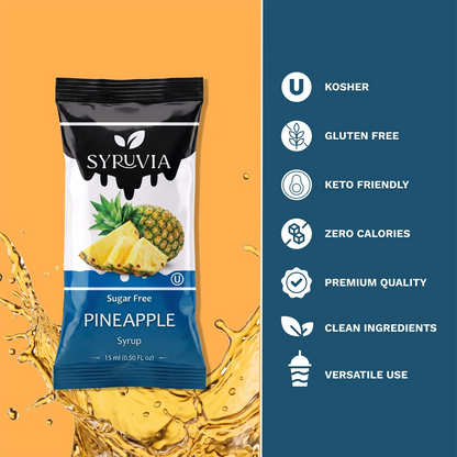 Sugar Free Pineapple Syrup Pouches-2
