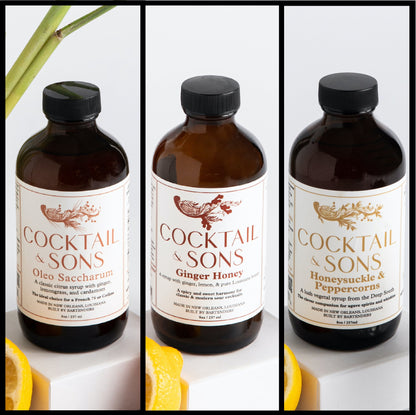 The Agave Lover’s Essential Syrup Collection (Craft Cocktail Syrup Pack - 8oz)-1