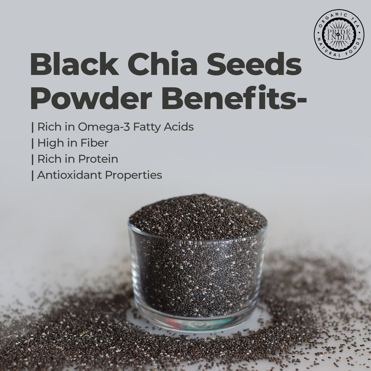 Cold Milled Raw Chia Ground - Omega-3 & Fiber Superfood Jar-4