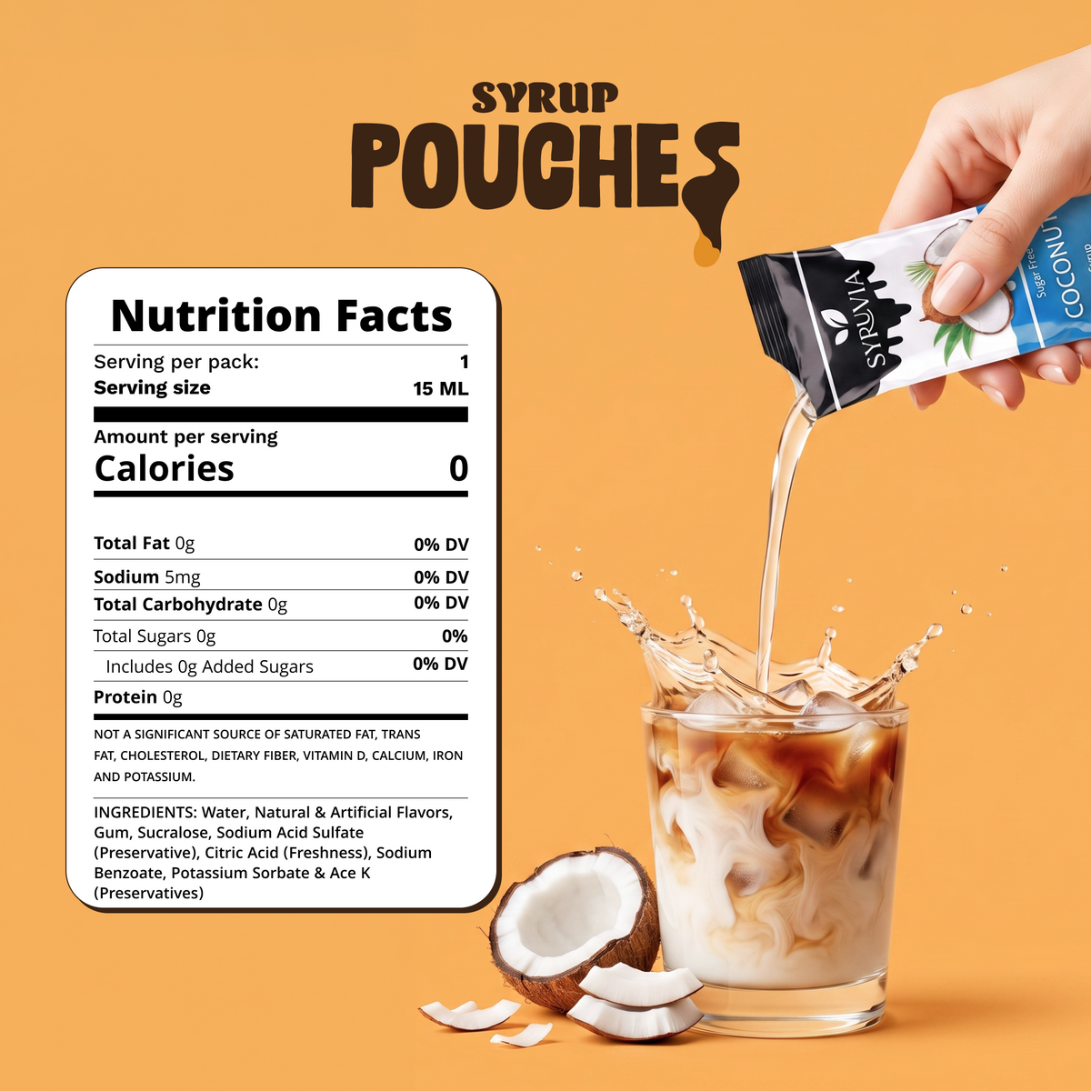 Sugar Free Coconut Syrup Pouches-1