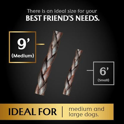 Woof Nific Braided Collagen Sticks for Dogs – Natural Beef Chew-3