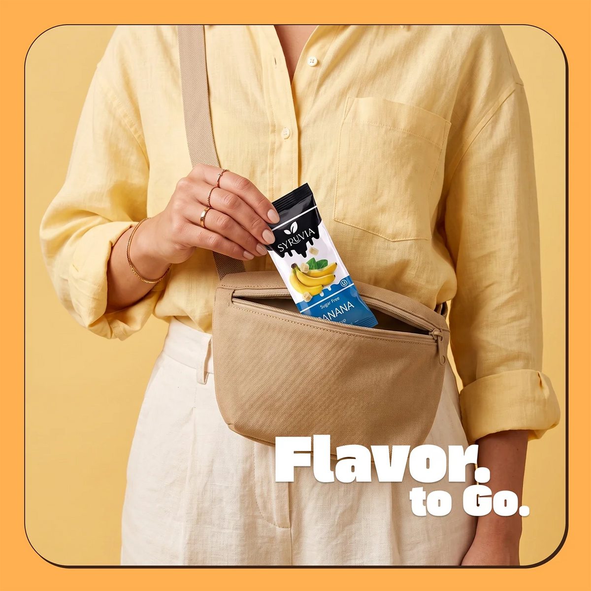 Sugar Free Banana Syrup Pouches-3