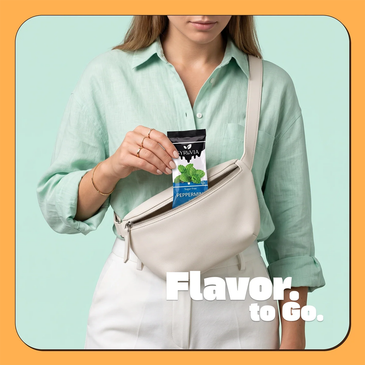 Sugar Free Peppermint Syrup Pouches-3