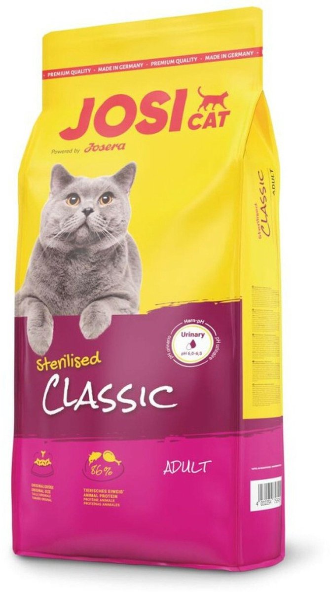 Josera josicat sterilized classic - cat food - 10kg - high protein - low fat-0
