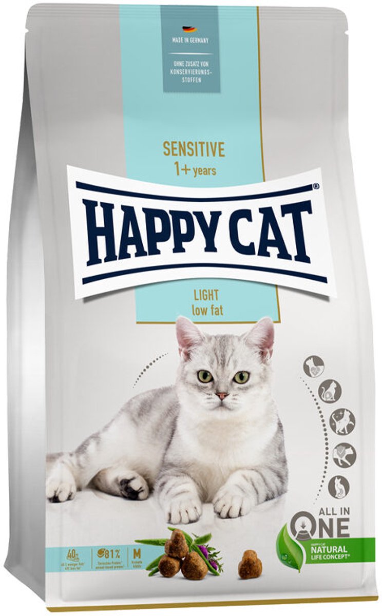 Happy cat care light cat food - 10 kg-0