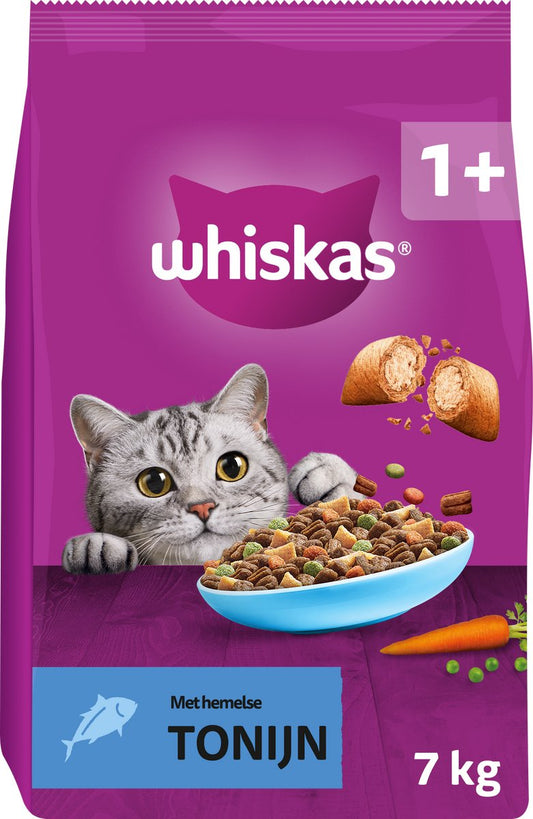 Whiskas cat food - adult 1+ - tuna - bag 7kg-0