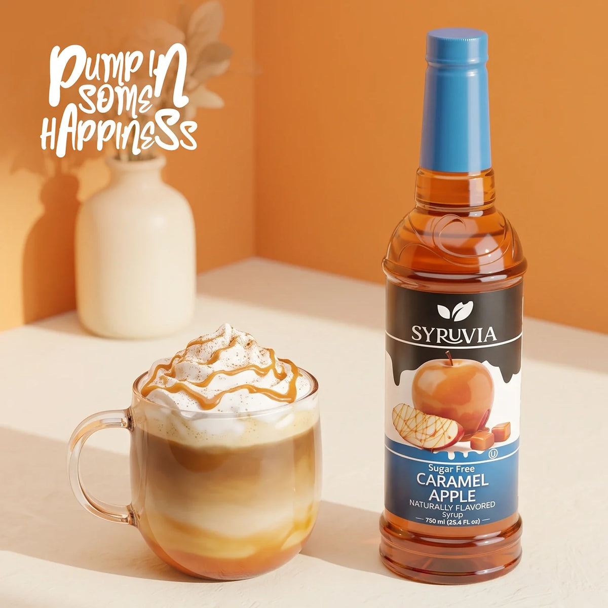 Sugar Free Caramel Apple Syrup-3