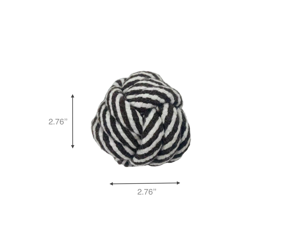Monli Rope Toy / Black and White-5
