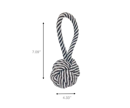 Monli Rope Toy / Black and White-2
