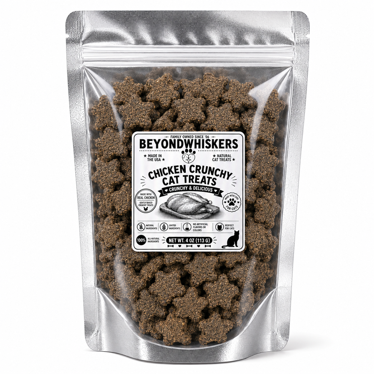 Chicken Crunchy Cat Treats-4