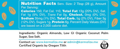 Organic Almond Butter  - Freshly Made-1