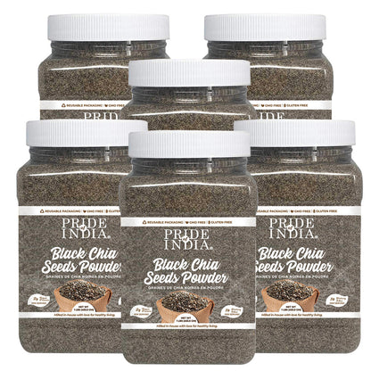 Cold Milled Raw Chia Ground - Omega-3 & Fiber Superfood Jar-2
