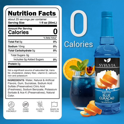 Sugar-Free Blue Curacao Syrup-2