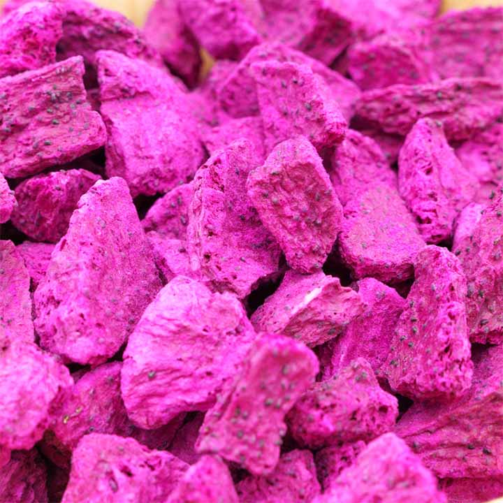 Freeze-Dried Dragon Fruit Chunks - 100% Natural Pitaya - Single Ingredient-3