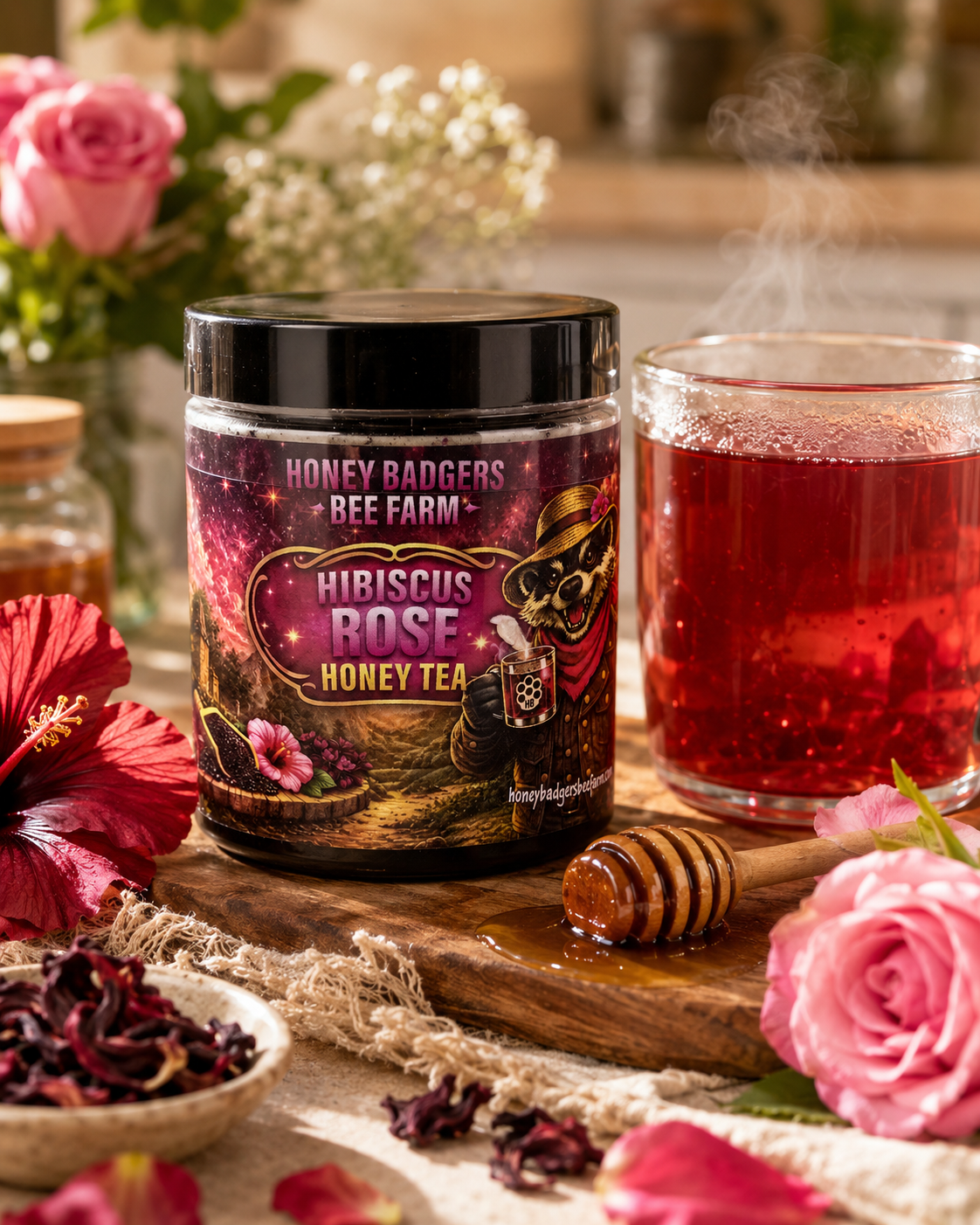 Hibiscus & Rose Honey-1
