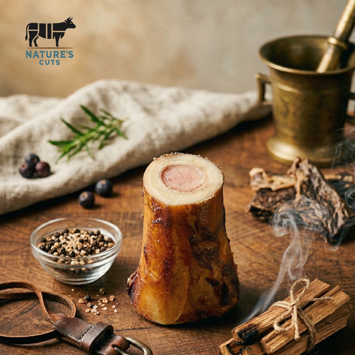 Organic Half Cold Smoked Bone (12 Ct/Pack)-0