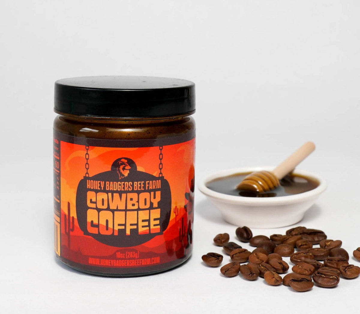 Cowboy Coffee - Instant Honey Coffee - All-in-one - Just add to hot water-1