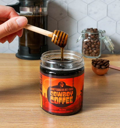 Cowboy Coffee - Instant Honey Coffee - All-in-one - Just add to hot water-3