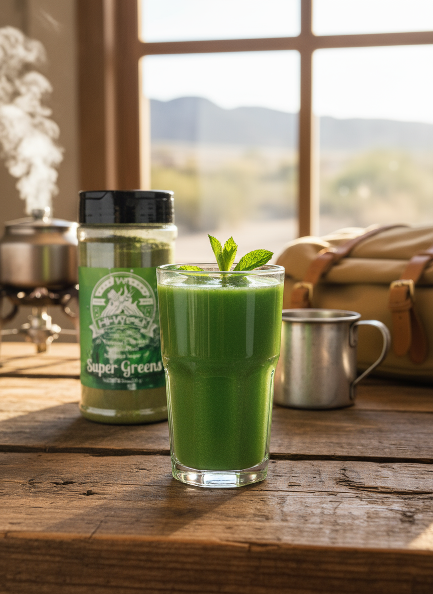 Hi-West Super Greens Drink Mix-1