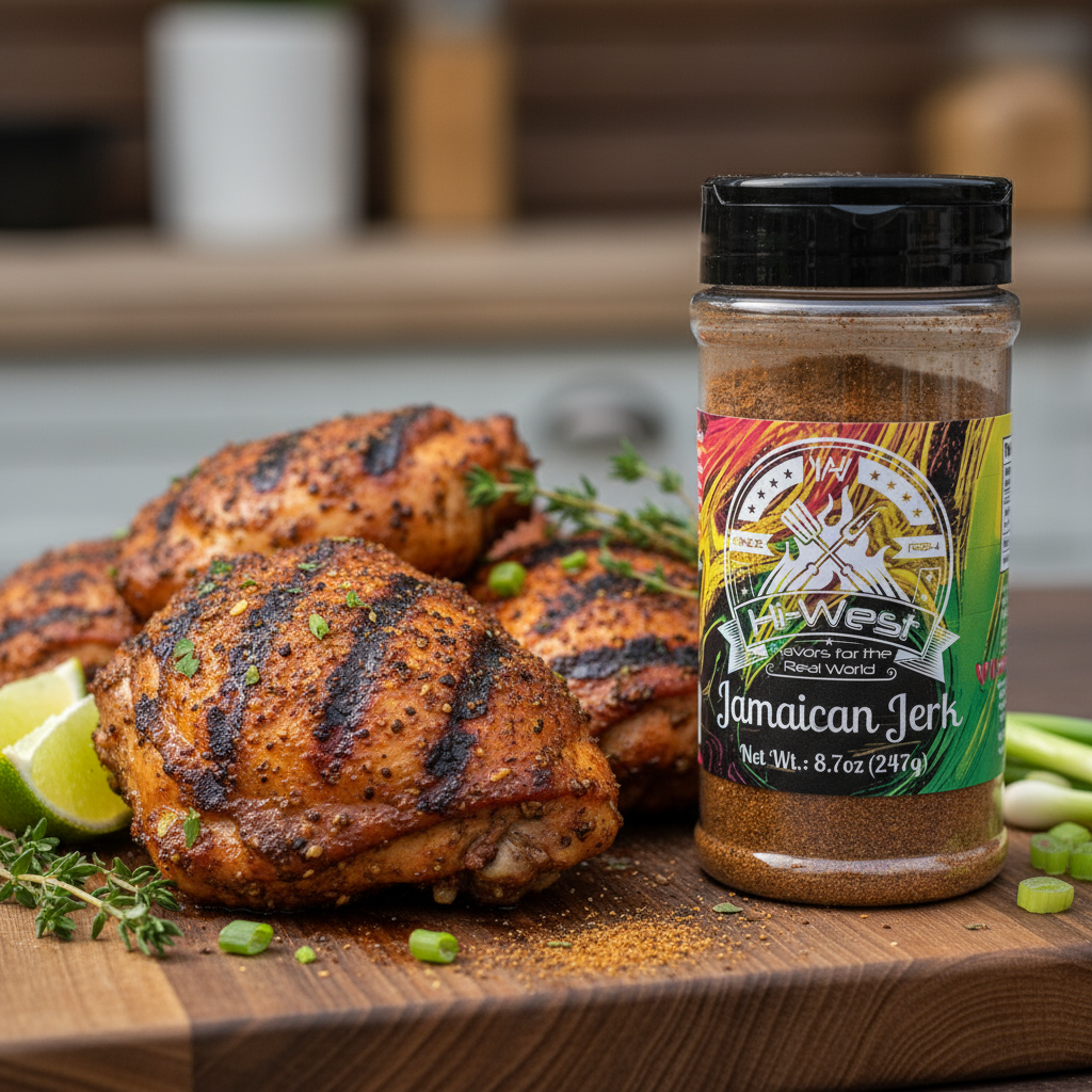 Hi-West Jamaican Jerk Seasoning (Spicy)-1