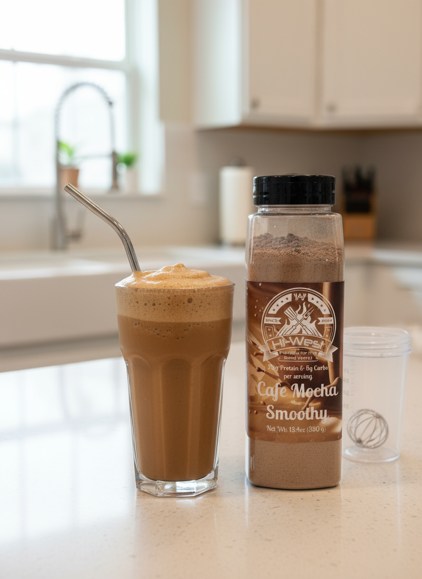 Hi-West Cafe Mocha Protein Smoothy-1