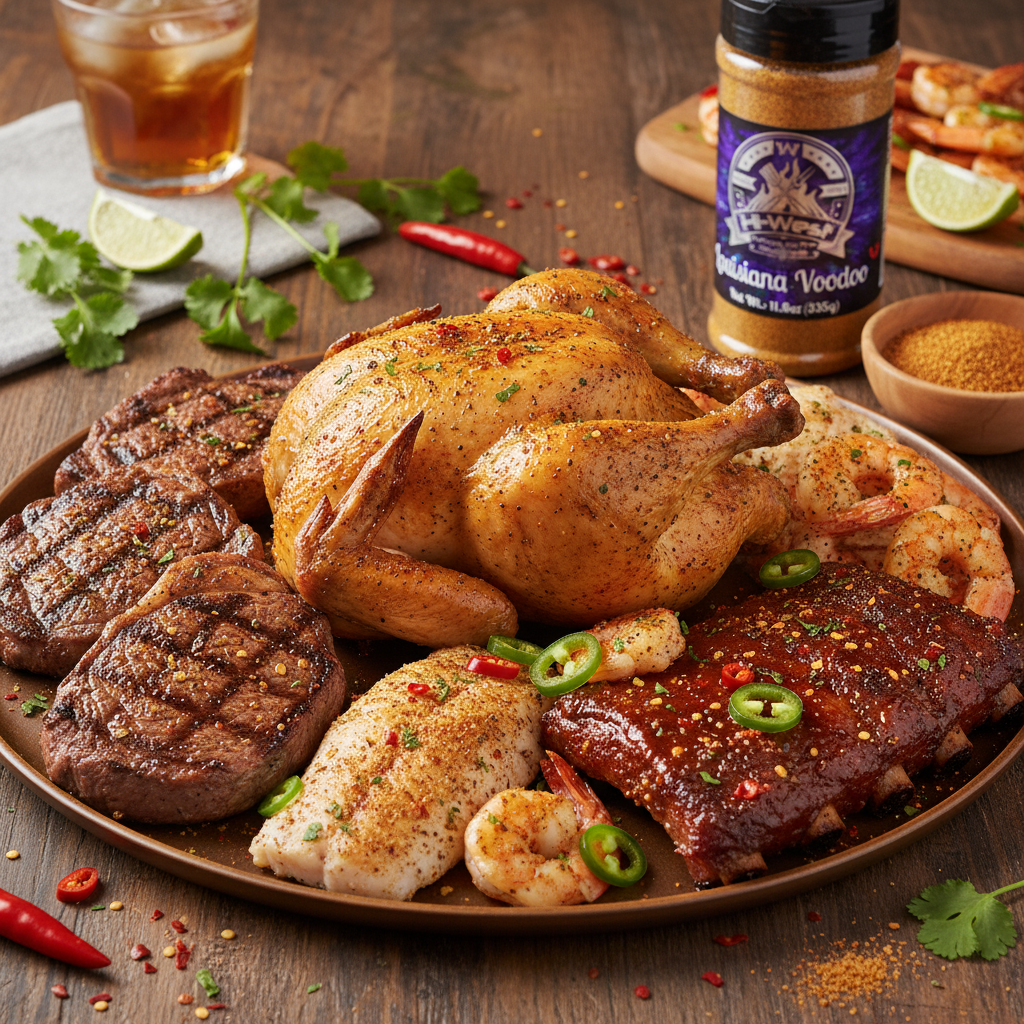 Hi-West Louisiana Voodoo Seasoning (Spicy)-1